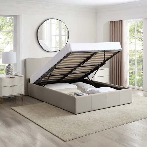 4ft6 double ottoman bed - ottoman,