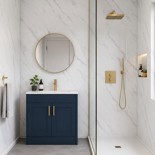 Carrara marble matt pvc - carrara,
