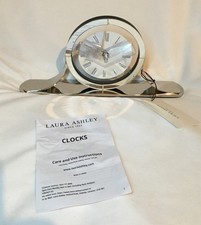 Laura Ashley Clear Lexham Mirror Mantel Clock