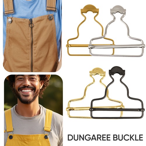 Heavy duty dungaree clips - heavy, 35mm