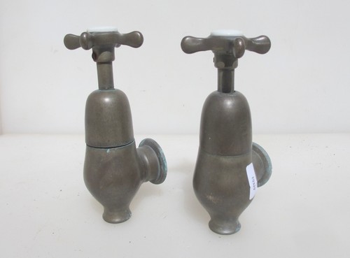 Antique nickel taps - nickel, bath