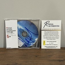 Michael Jackson Tour Souvenir CD Single Signed w/ COA