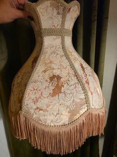 Vintage boudoir bell lampshade - vintage,