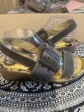 Fly London Grey Sandals Size 5