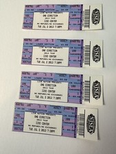 One Direction - July 2 2013 Izod Center New Jersey, Original Full tickets 🎵🎸🥁