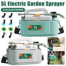 5L Electric Garden Sprayer Portable Rechargeable Spray Bottle Battery Powered