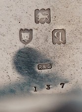 Antique Silver Cased Pocket Watch Rotherham & Sons Fully Hallmarked SN movement 