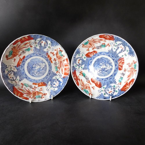 Pair antique japanese arita - pair,