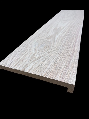 Solid oak staircase - staircase, cladding