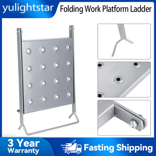 Folding work platform ladder - platform,