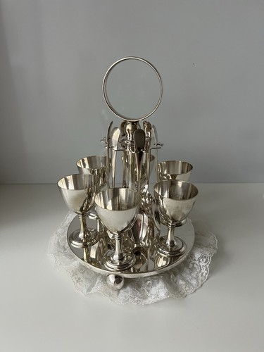 Antique sheffield epns egg - antique,