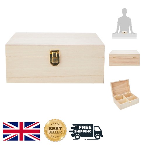 Beige wooden tea - wooden, box