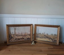 Set of 2 Antique Framed