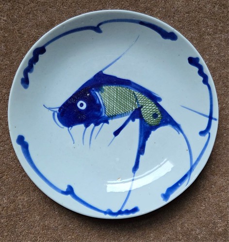 Japanese arita porcelain plate - porcelain,