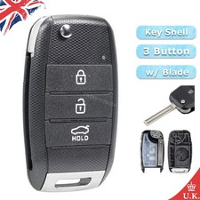 3Button Flip Key Case Fob