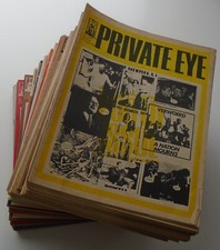 Private Eye Magazine. Issues