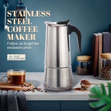 Electric Coffee Percolator Stainless Steel Electric Coffee Maker With 100Ml NEW