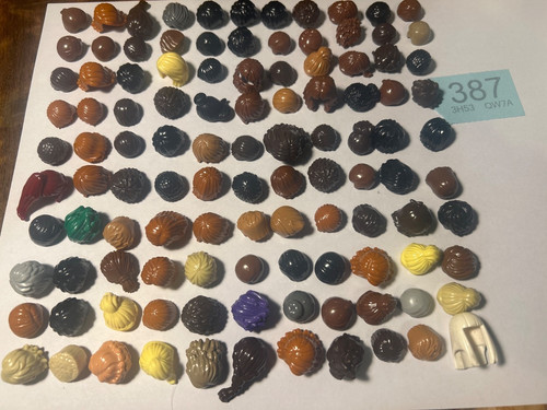 100x lego minifigure hairs - 100x,
