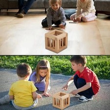 Secret Pyramid Wood Brain Teaser Intelligence Puzzles 3D Trick IQ HOTUS C1J7