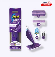 Flash Power Mop Starter Kit Dual Spray Mop For Any Type of Floor OR Refill Pads