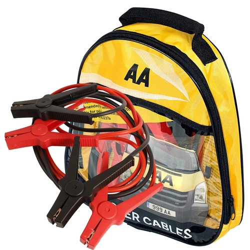 Car van jump leads start - aa,