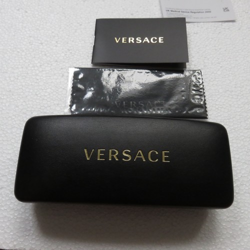 Versace hard black glasses - versace,