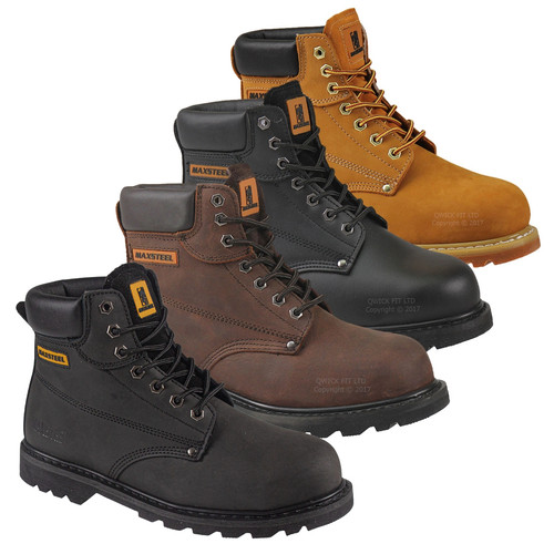 Mens leather work boots - leather,
