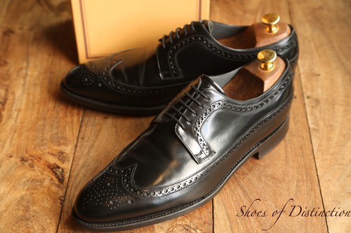 Barker black leather derby - leather,