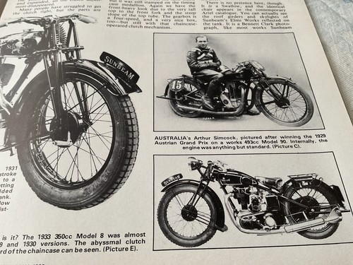 Arthur simcock etc sunbeam - arthur,