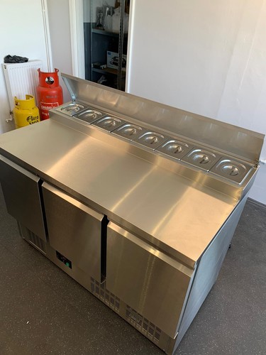 Door saladette prep counter - 3,