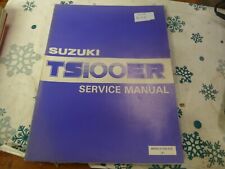 suzuki ts100er 1983 circa service manual 