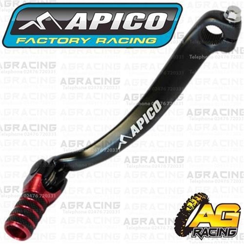 Apico black red gear pedal - red,