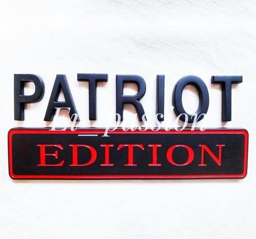 Patriot edition black car - patriot,