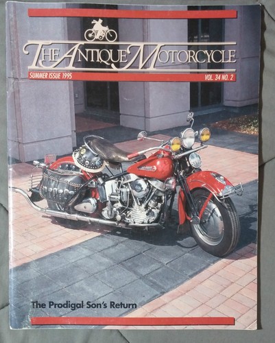 The antique motorcycle - the,