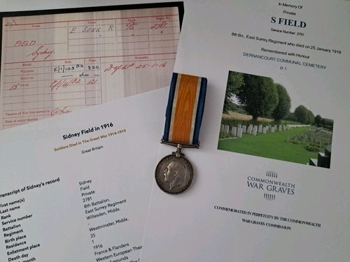 Ww1 british war medal pte - ww1,