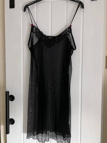 Vintage very sheer black - m&s,