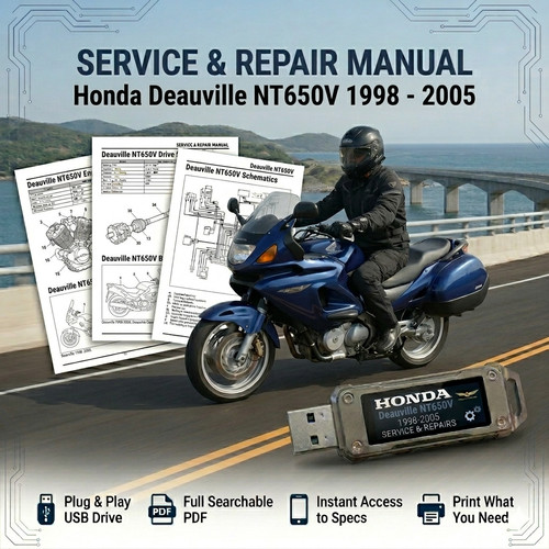 Honda nt650v deauville 1998 - honda,