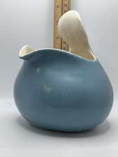 Blue Red Wing Pottery Pitcher