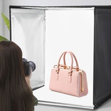 45x45cm LED Photo Light Box - PULUZ 16" Portable Studio Cube Tent UK