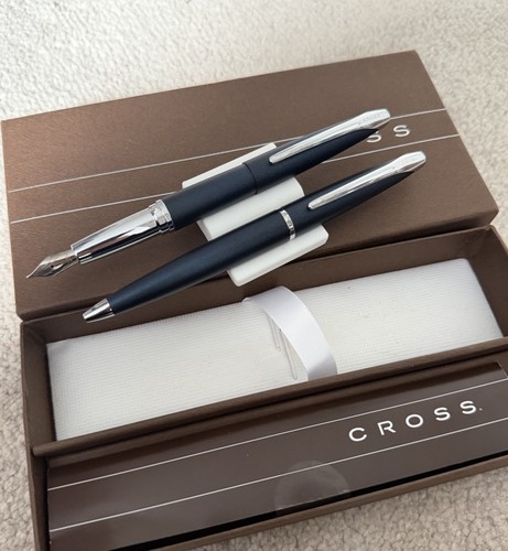 Cross atx matt blue fountain - cross,