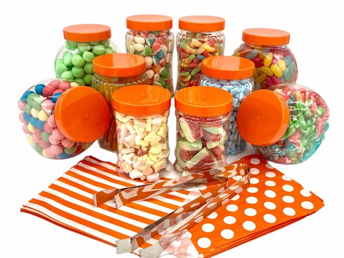 Mini orange plastic - mini, sweet