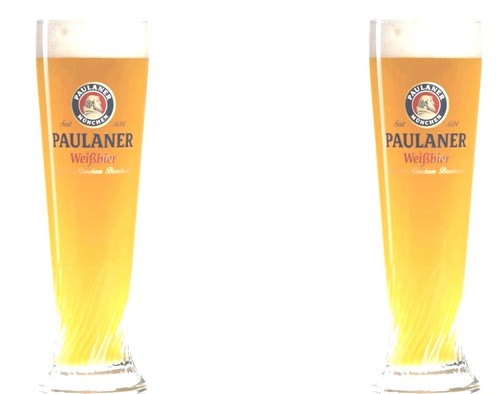 Paulaner glasses weissbeer - glasses,
