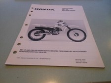 NEW Honda OEM 1995 XR100R