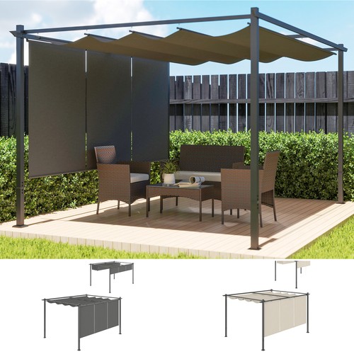 Metal pergola gazebo - 3, 4m