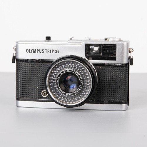 Vintage film camera olympus - film,