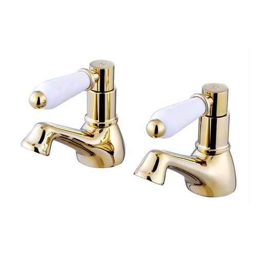 Pillar basin taps hot cold - taps, &