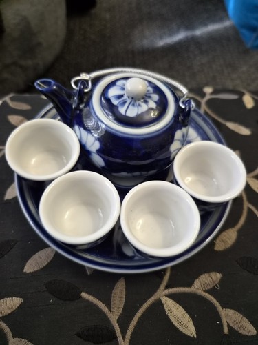 Miniature porcelain tea - miniature,