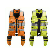 Snickers 4230 Hi-Vis Allround Work Toolvest: Class 1 - S-XXXL - Orange/Yellow