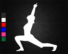 YOGA POSITION #2 VINYL DECAL