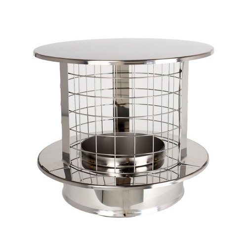 Twin wall rain cap with - twin, bird